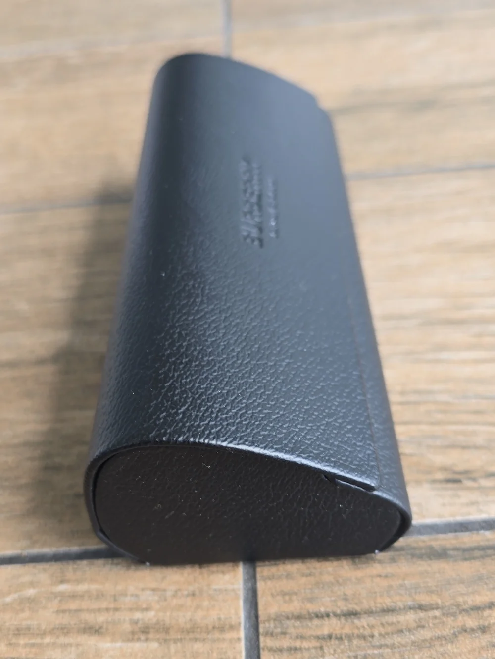 Burberry Black Pebble-Textured Eyewear Case